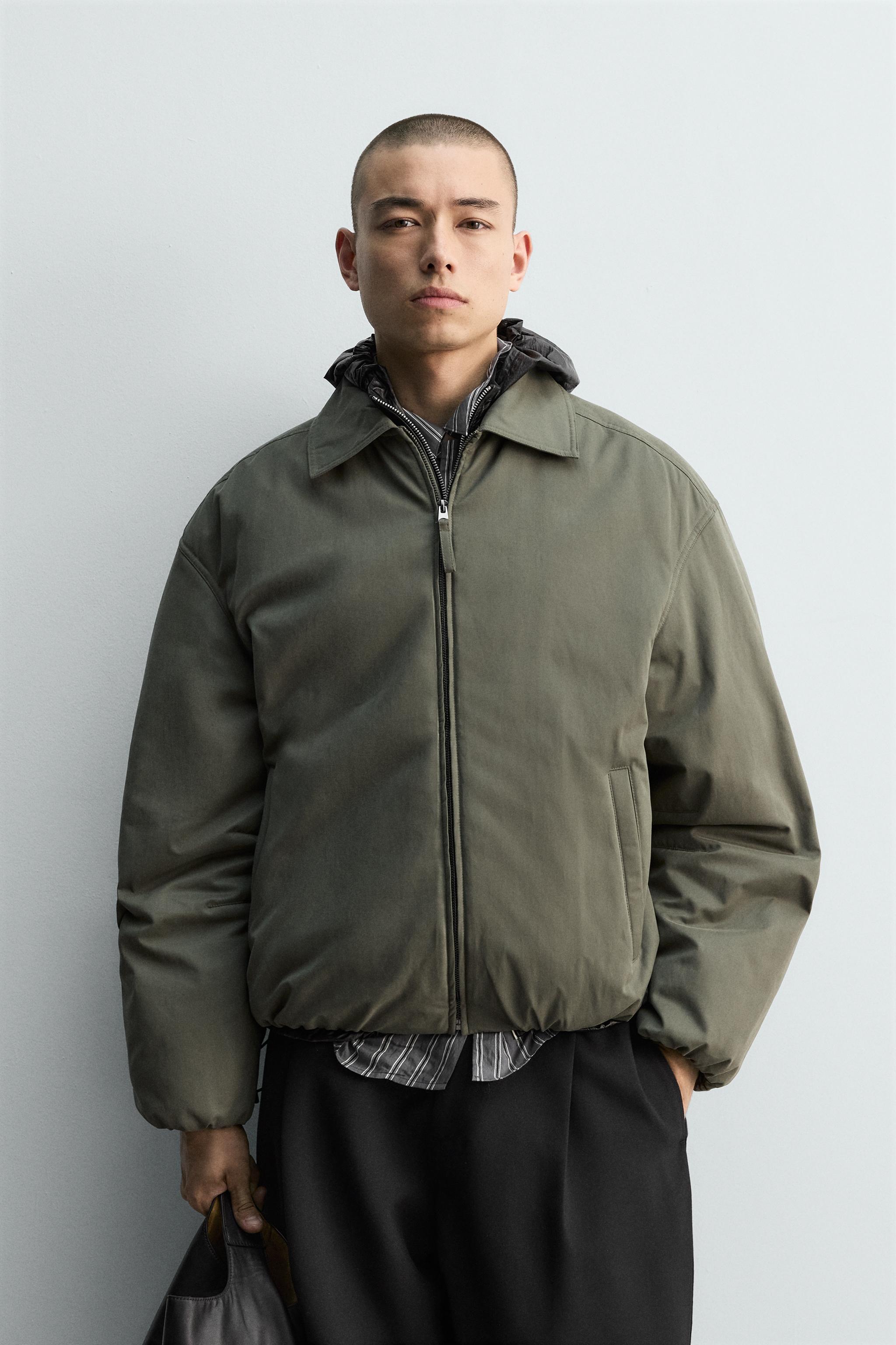 BOXY FIT TEXTURED JACKET